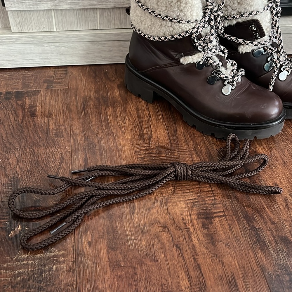 Aquatalia Jamie Shearling and Leather Boots - Picture 10 of 10